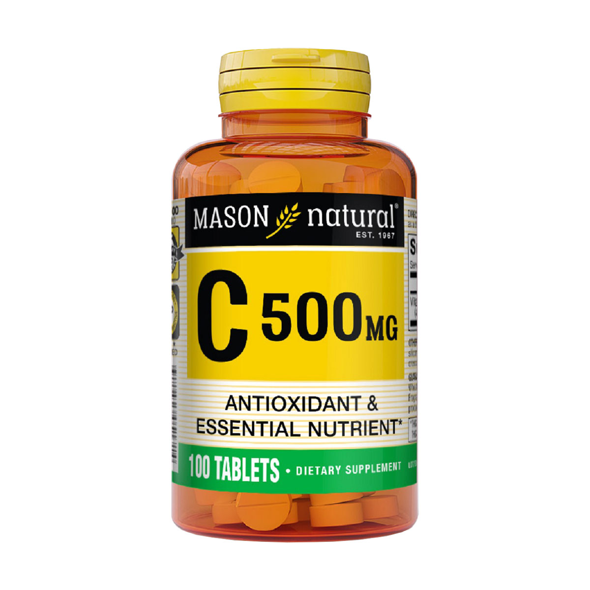 Вітамін-C Mason Natural Vitamin C 500 мг, 100 таблеток